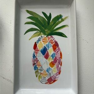 West Elm White Decorative Tray